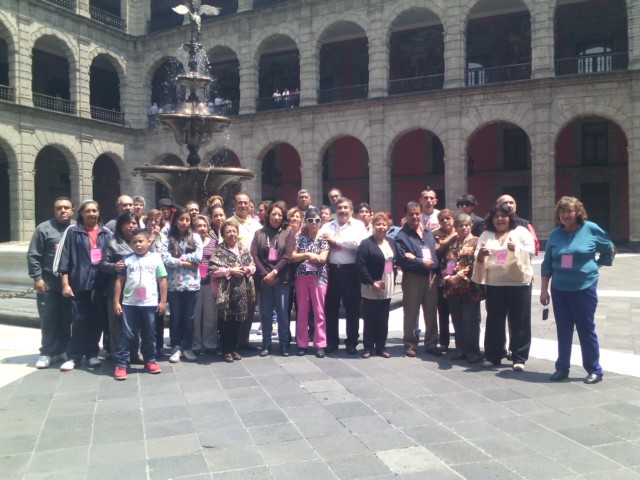 VISITA A PALACIO NACIONAL